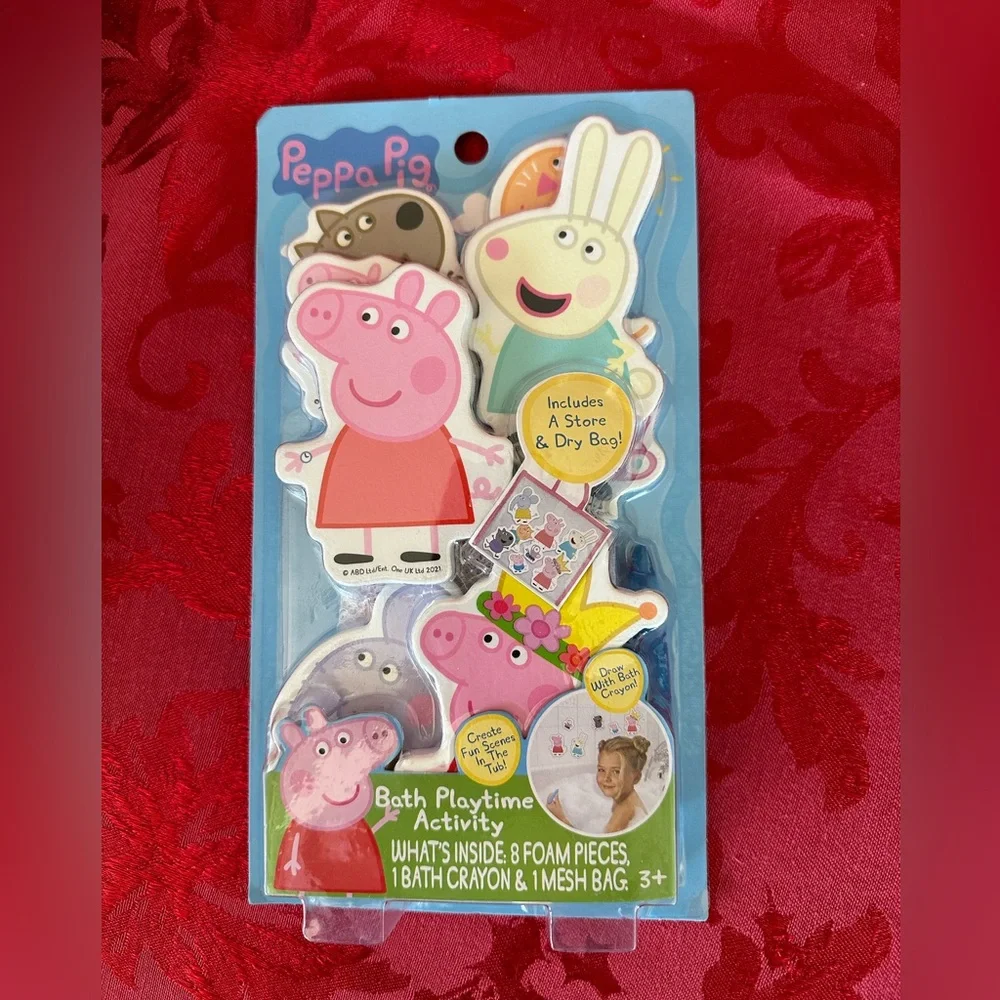 🌵 3/$15 Peppa Pig bath 8 foam pieces play activity (see description)
